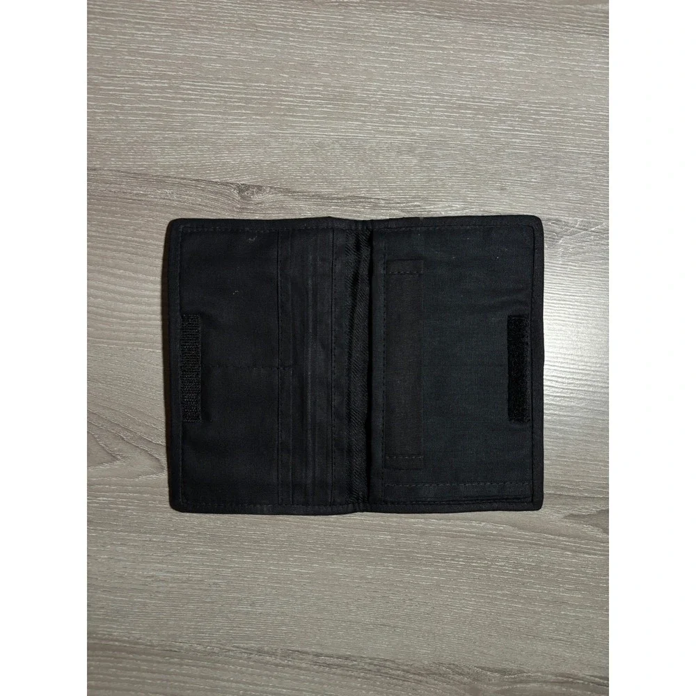 Southwestern Woven Bird Pattern Bifold Wallet Canvas Textile‎ Zip Pocket Outdoor